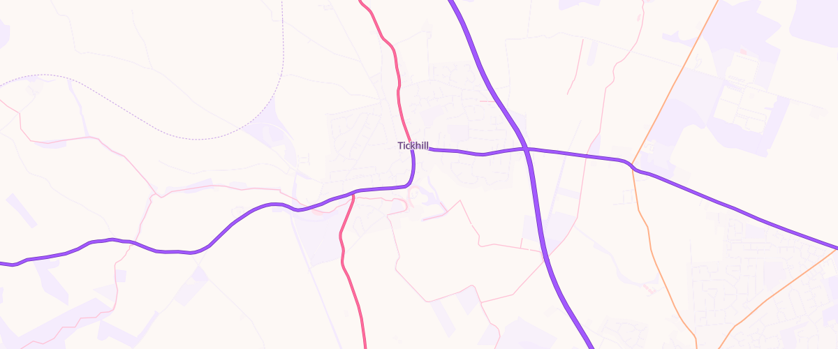 Map showing the location of Tickhill Garage Ltd