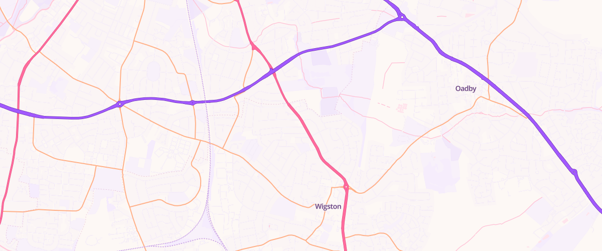 Map showing the location of Hgs The Stage