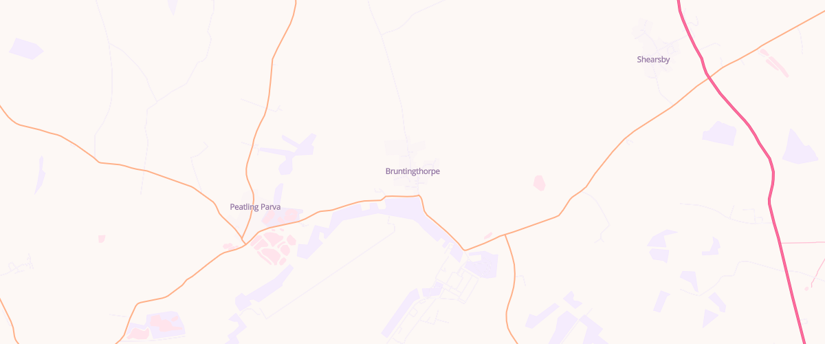 Map showing the location of Bruntingthorpe Motor Engineers Ltd