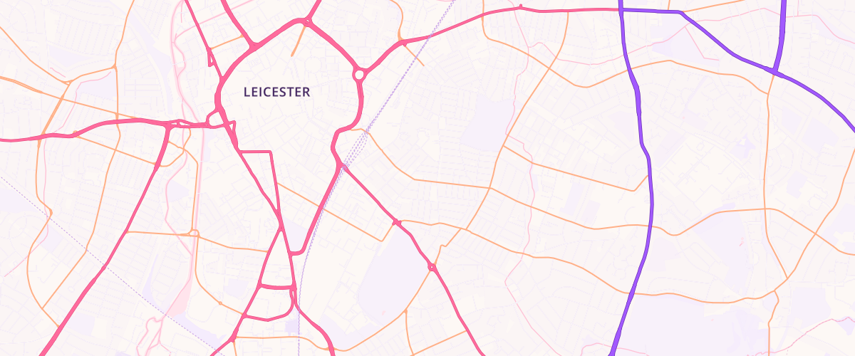 Map showing the location of St Peters Service Station
