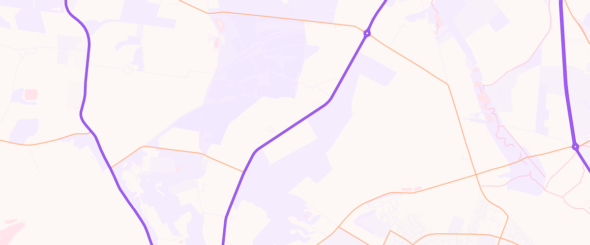 Map showing the location of Bp Harvest Energy Calverton