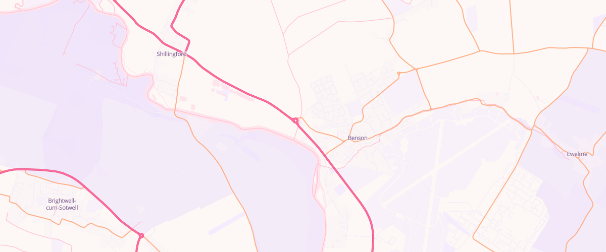 Map showing the location of Benson Sf Connect