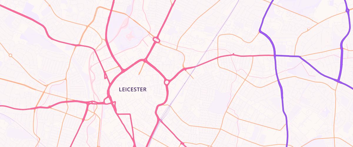 Map showing the location of Eg St Matthews Pfs