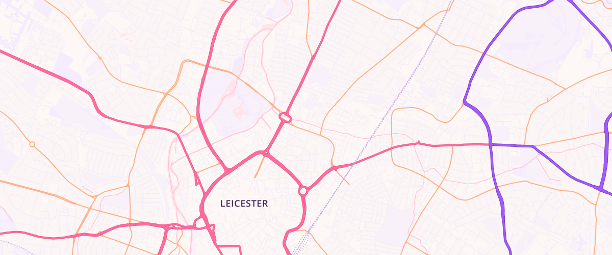 Map showing the location of Rontec Dysart Way