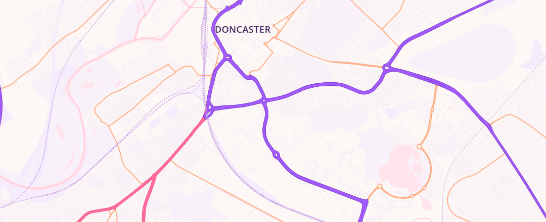 Map showing Big On Tyres, D0ncaster