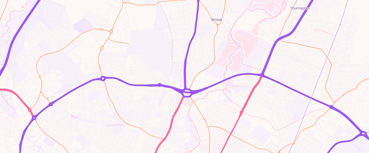 Map showing the location of Mfg St. Pauls