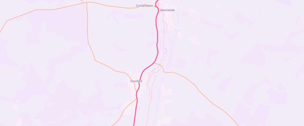 Map showing the location of Meringtons Stores