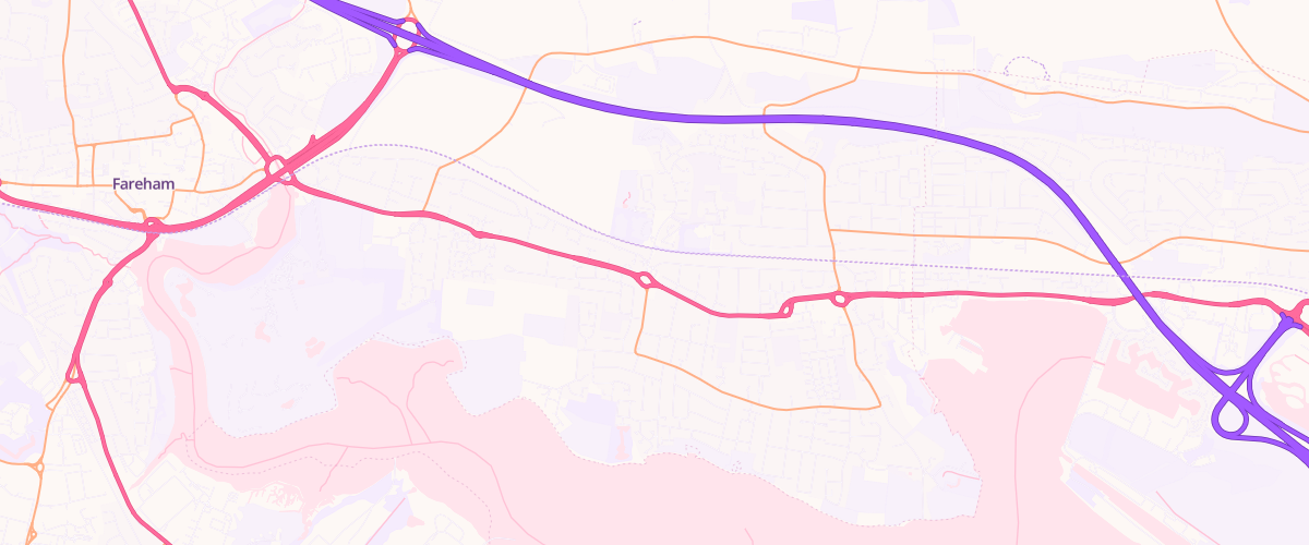 Map showing the location of Portchester Sf Connect