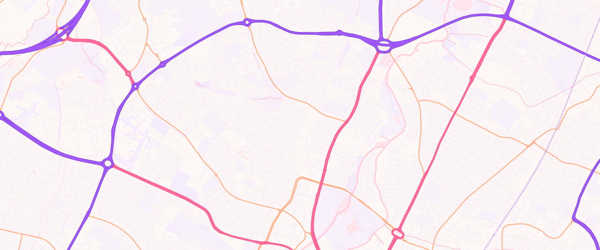 Map showing the location of Ascona Parker Drive Service