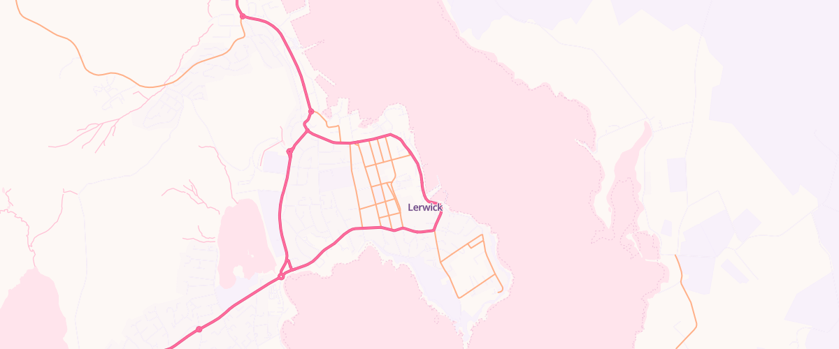 Map showing the location of Highland Fuels