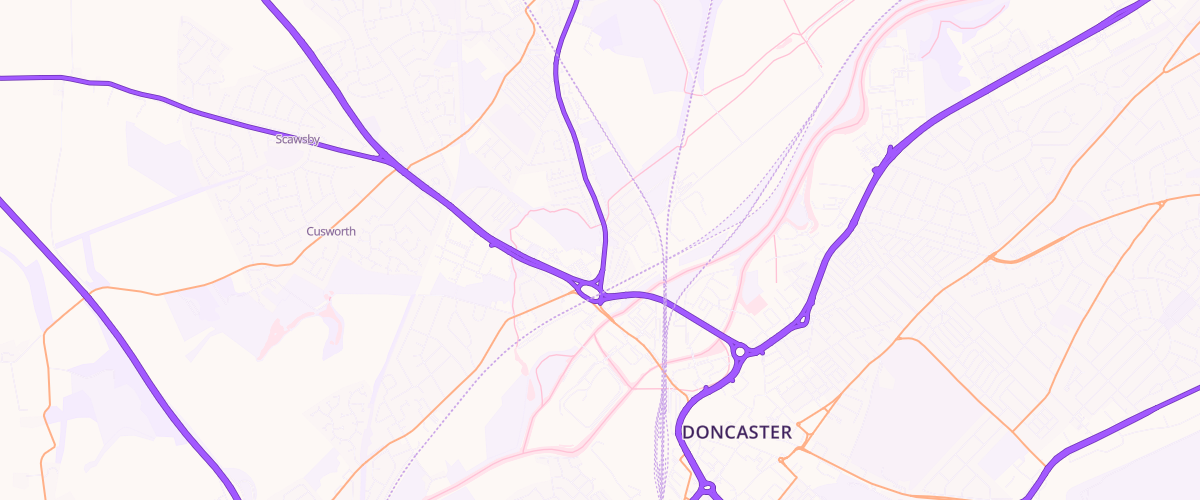 Map showing the location of Shell Bentley Service Station