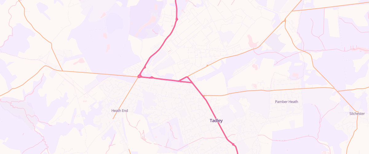 Map showing the location of Falcon Garage