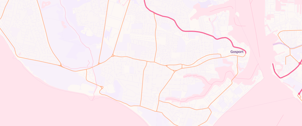 Map showing the location of Shell Alverstoke