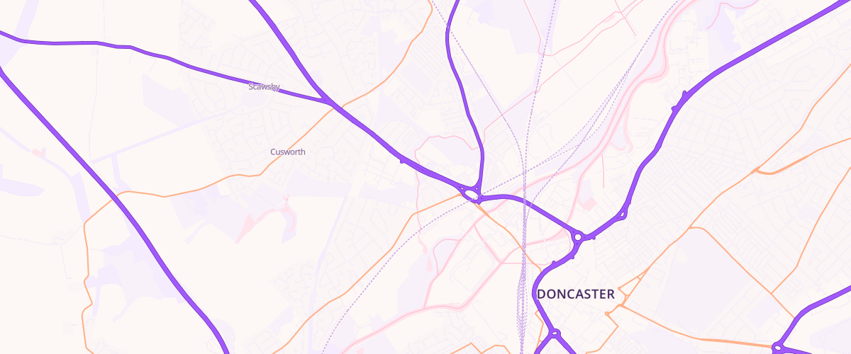 Map showing the location of Bp Royal Blue Service