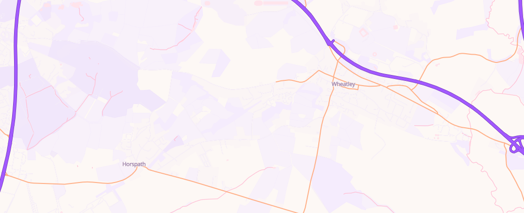 Map showing C R Motors Limited, Oxford