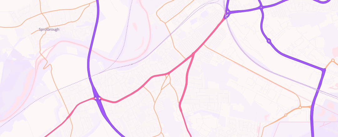 Map showing Mot Works Ltd, Doncaster
