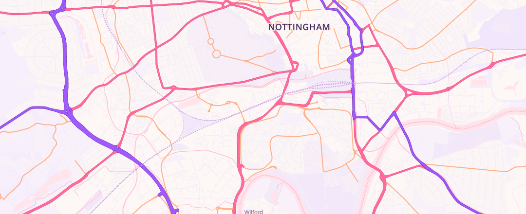 Map showing Mr Clutch Autocentres Limited, Nottingham