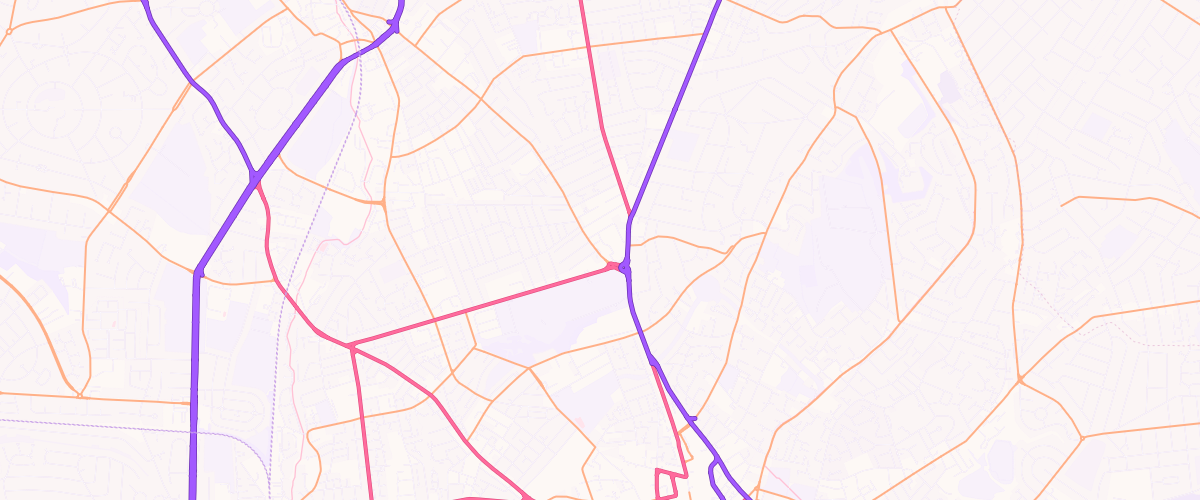 Map showing the location of Shell Sherwood Rise