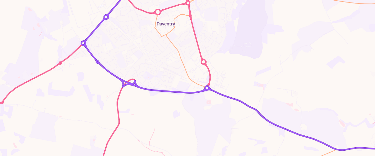 Map showing the location of Mfg Junction