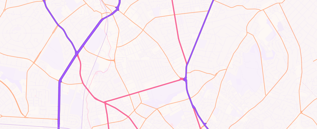 Map showing Foxhall Motors, Nottingham
