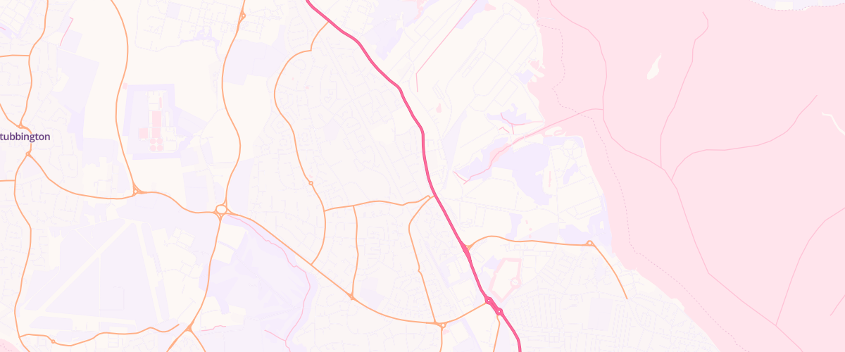 Map showing the location of Rontec Solent
