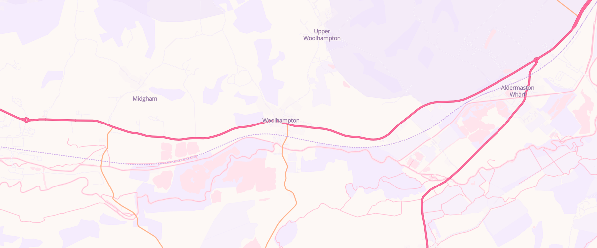 Map showing the location of Rontec Thatcham