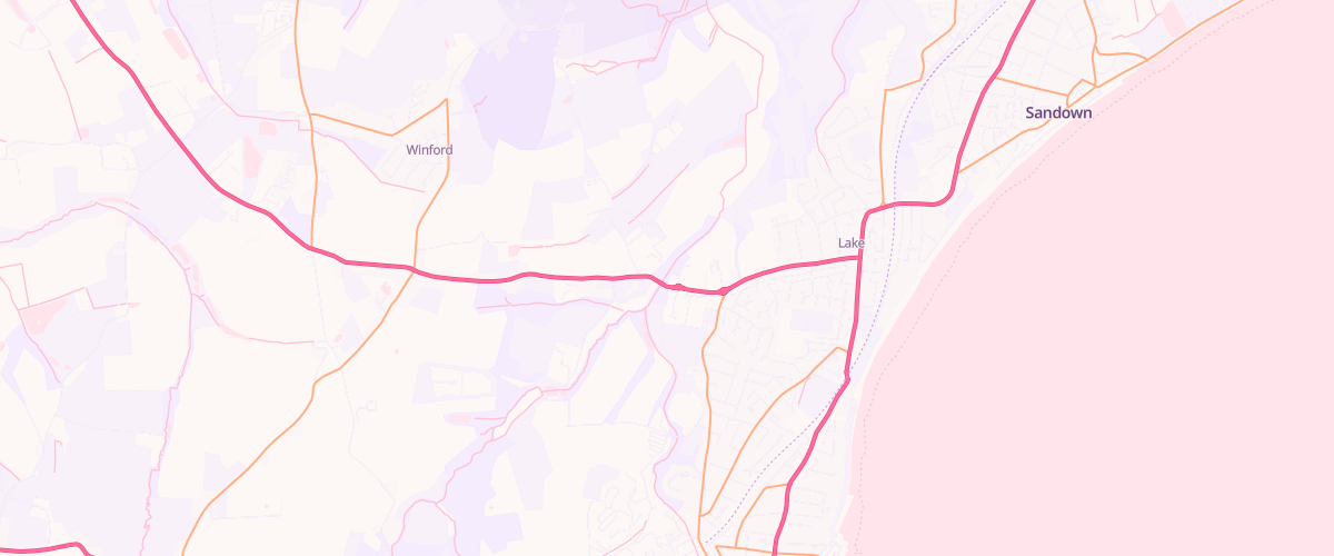 Map showing the location of Mfg Morrisons Isle Of