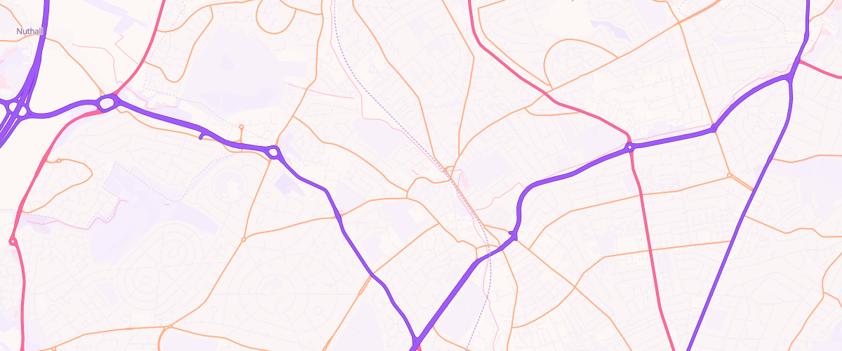 Map showing the location of Mfg Old Basford