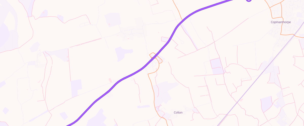 Map showing the location of Mfg Bilbrough Top