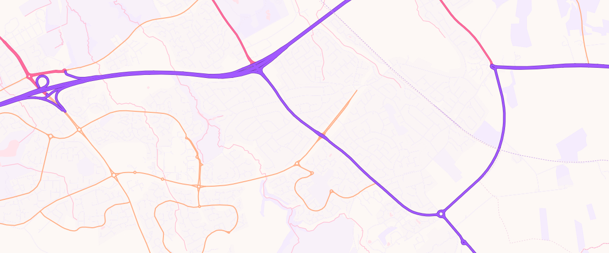 Map showing the location of Middlesbrough Dixons Bank Express