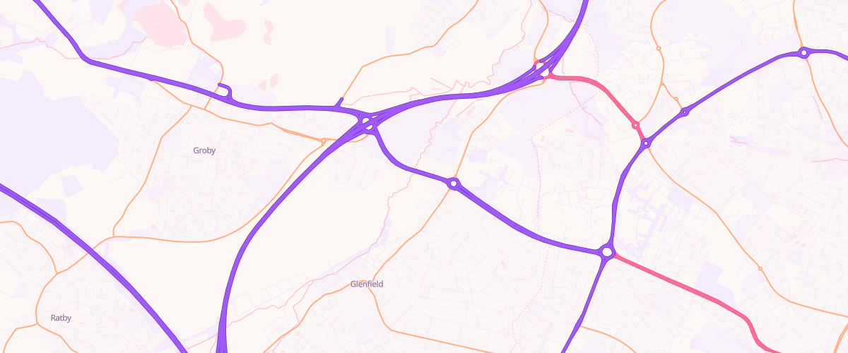 Map showing the location of Shell Co-Op Branting Hill