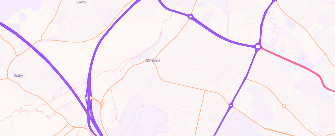 Map showing Lloyds Garage Leicester Ltd, Leicester