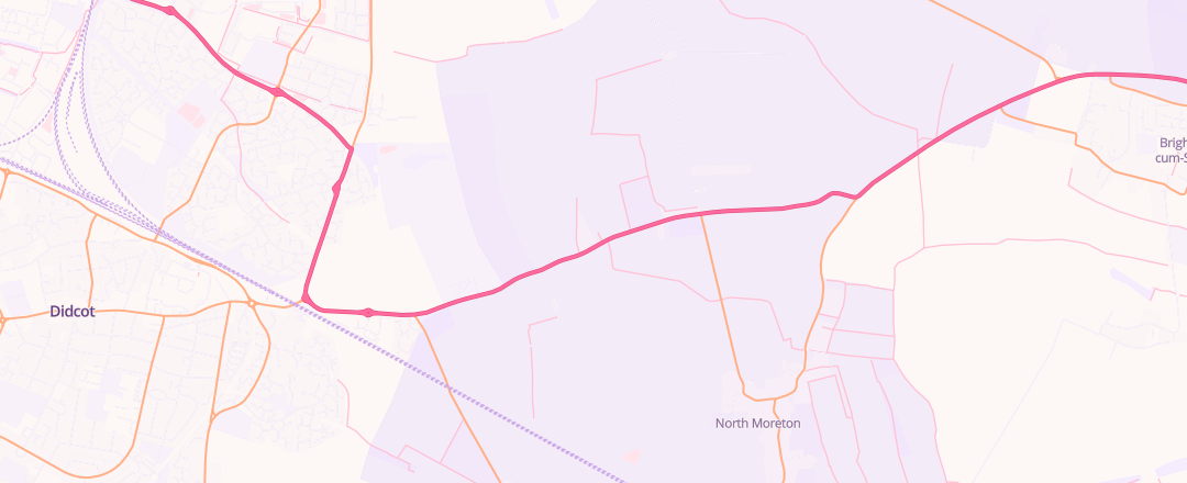 Map showing C & N Autos, Didcot