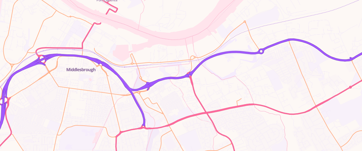 Map showing the location of Mfg Fleet Point
