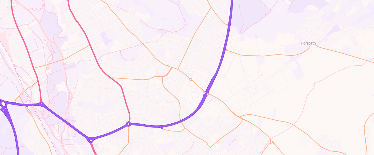 Map showing the location of Shell Co-Op Cowley