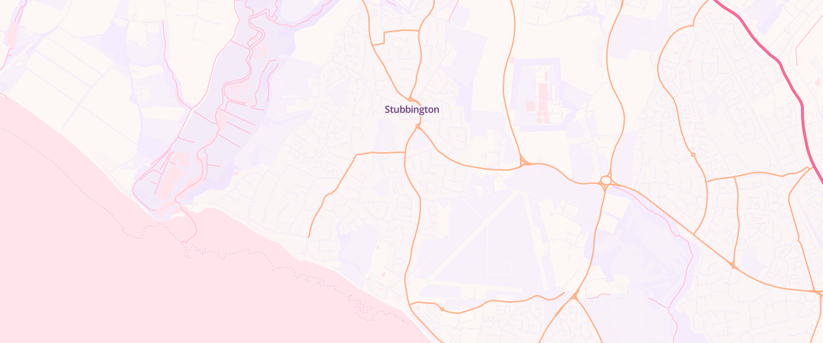 Map showing the location of Asda Stubbington Express Petrol