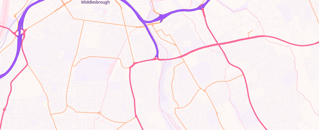Map showing Hodgsons Unique Mot And Autoservices Ltd, Middlesbrough