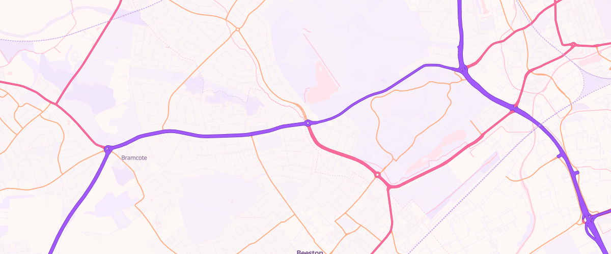 Map showing the location of Shell Co-Op Priory