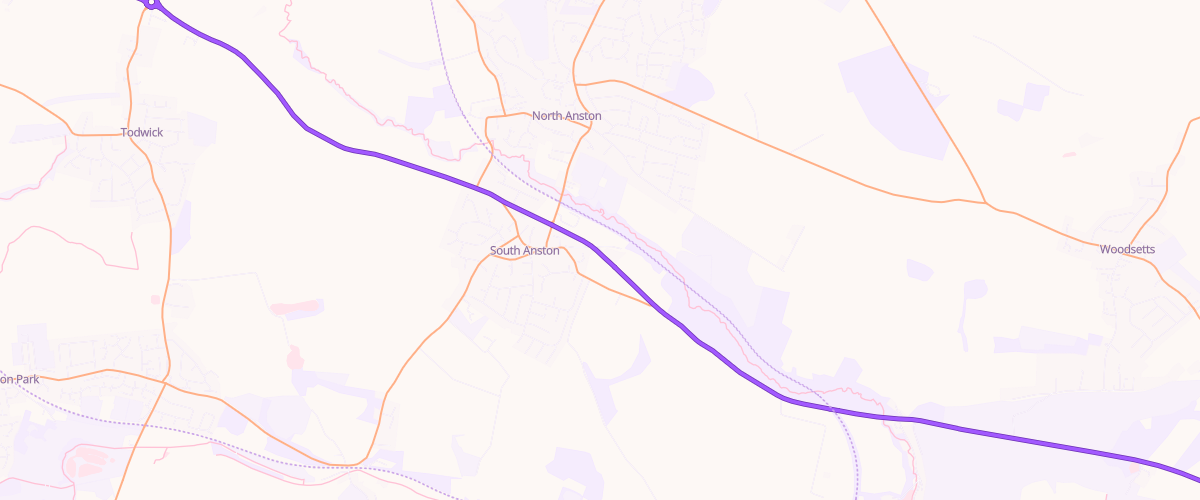 Map showing the location of H.M.Wainwright Ltd
