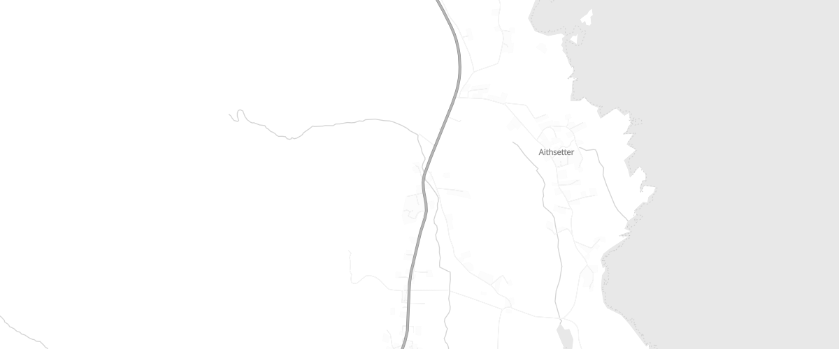 Map showing the location of Leask Filling Station