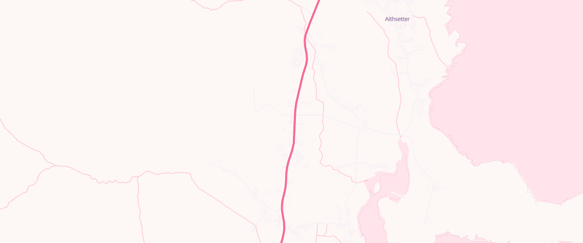 Map showing the location of Leask Filling Station