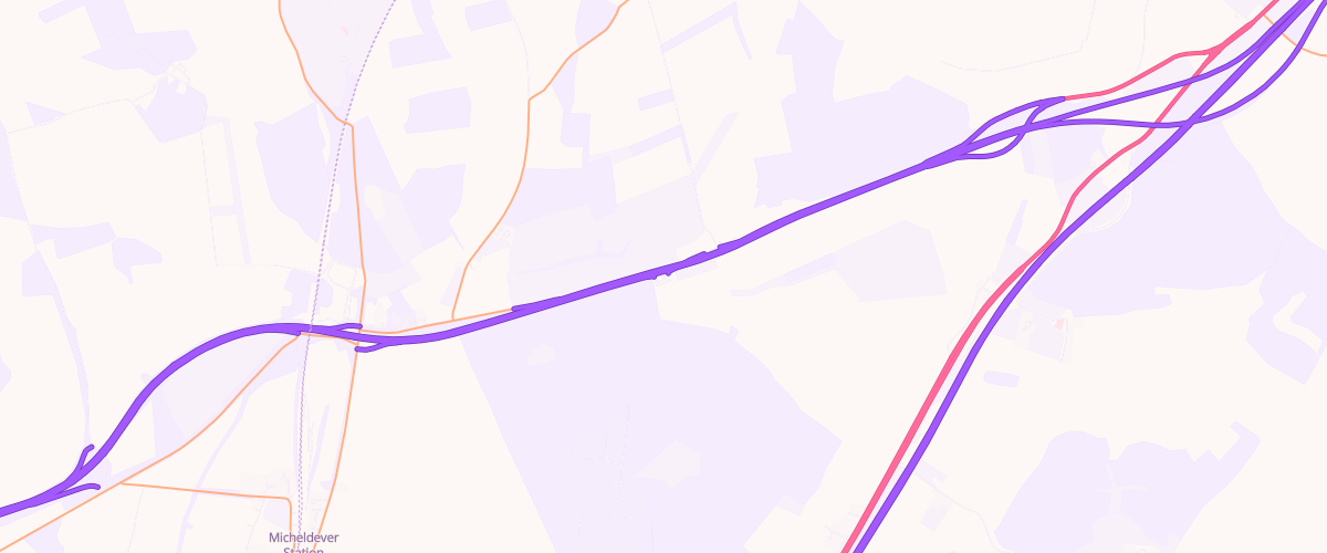 Map showing the location of Popham Sf Connect