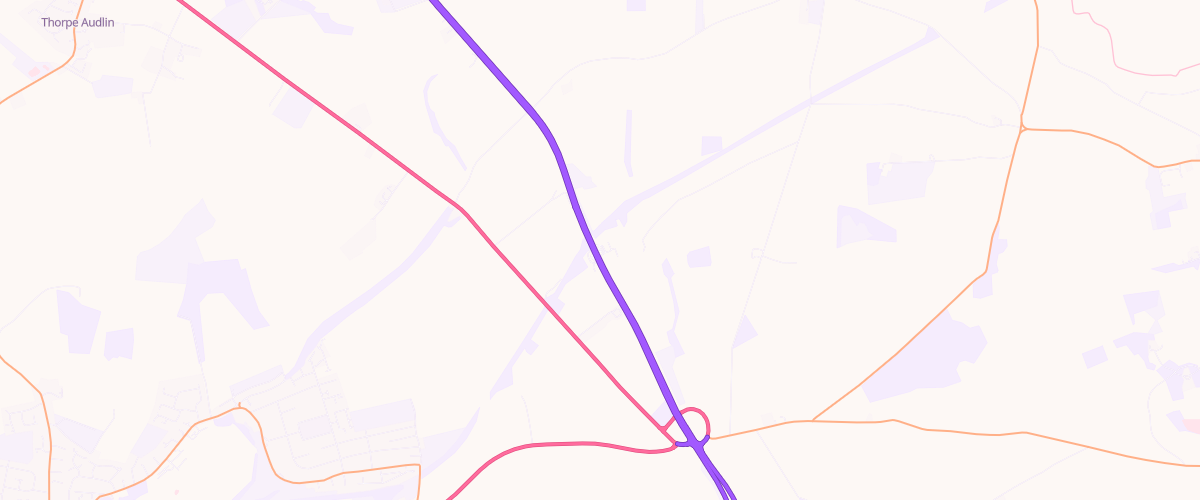 Map showing the location of Shell Barnsdale Bar South