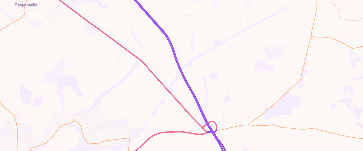 Map showing the location of Shell Barnsdale Bar North