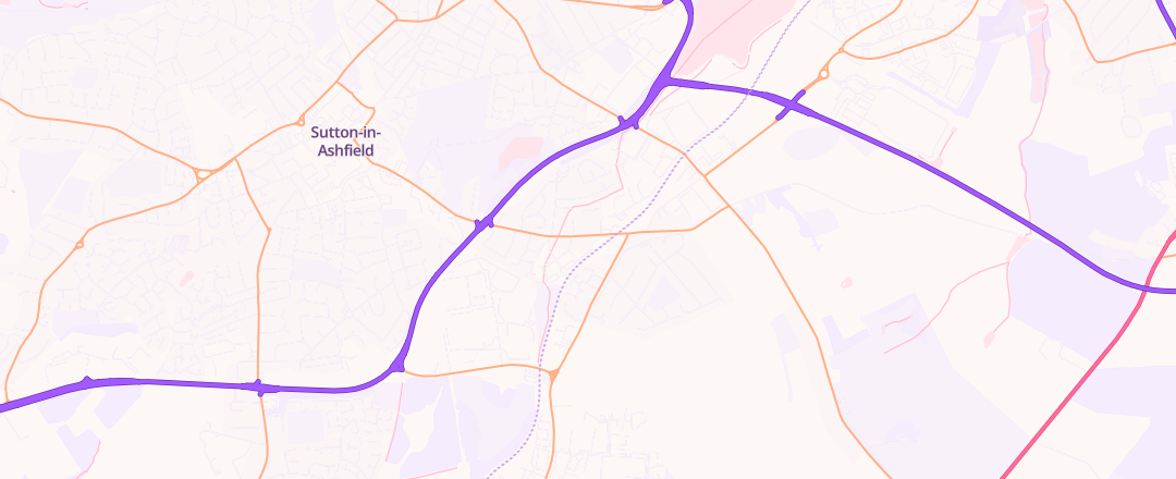 Map showing Station Motors (sutton) Limited, Sutton In Ashfield