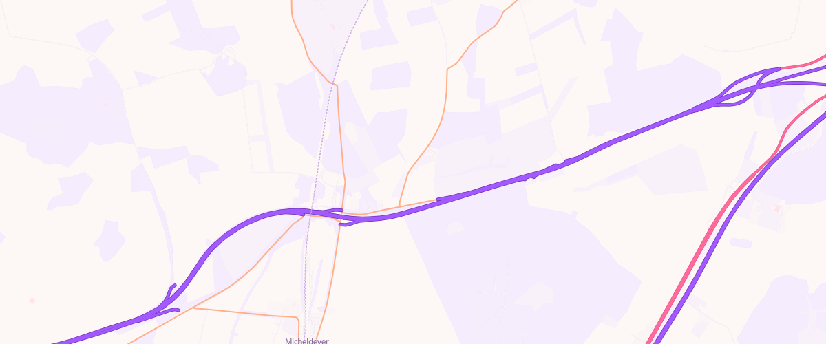 Map showing the location of Asda Micheldever Express Petrol