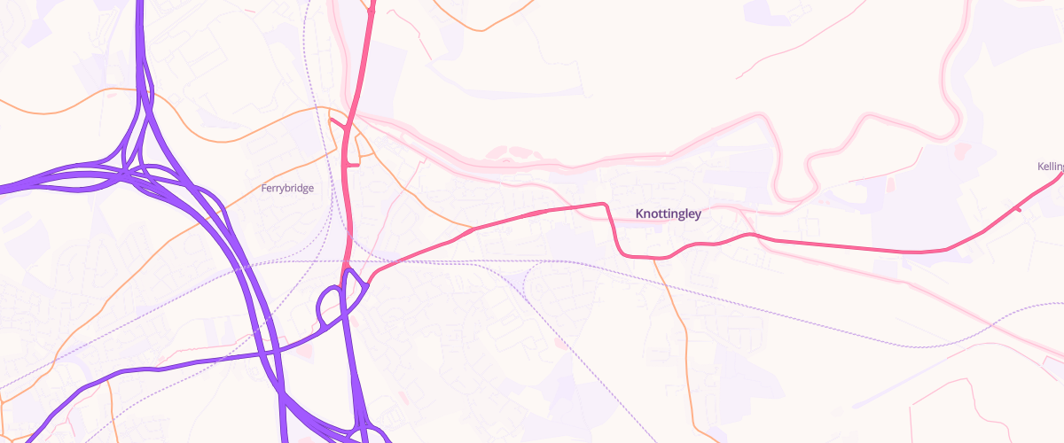 Map showing the location of Mfg Morrisons Knottingley