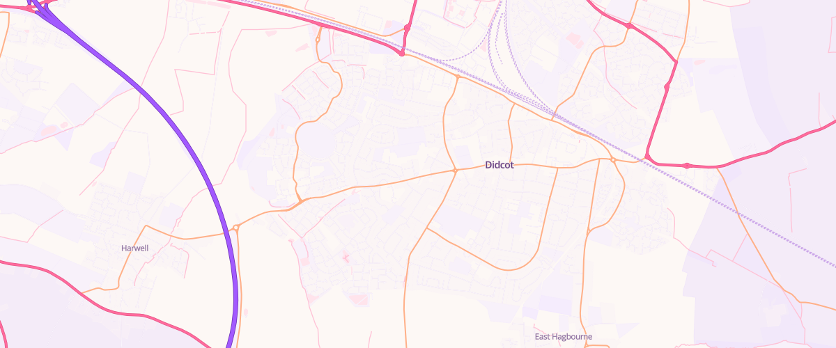 Map showing the location of Tgc Didcot