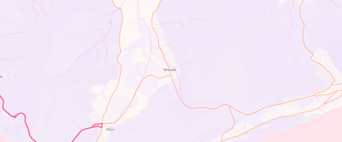 Map showing the location of Whitwell Garage