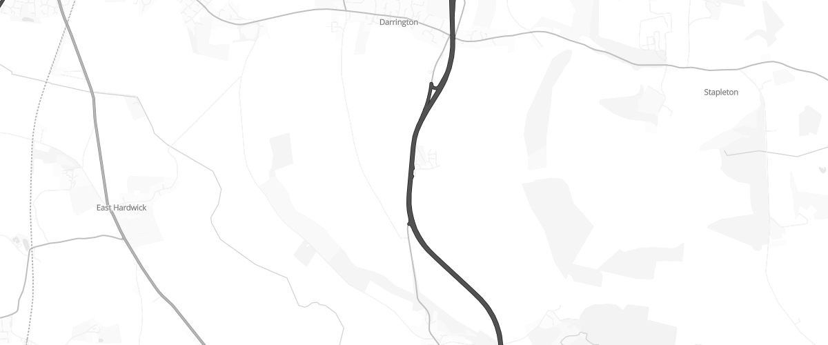 Map showing the location of Welcome Break Darrington